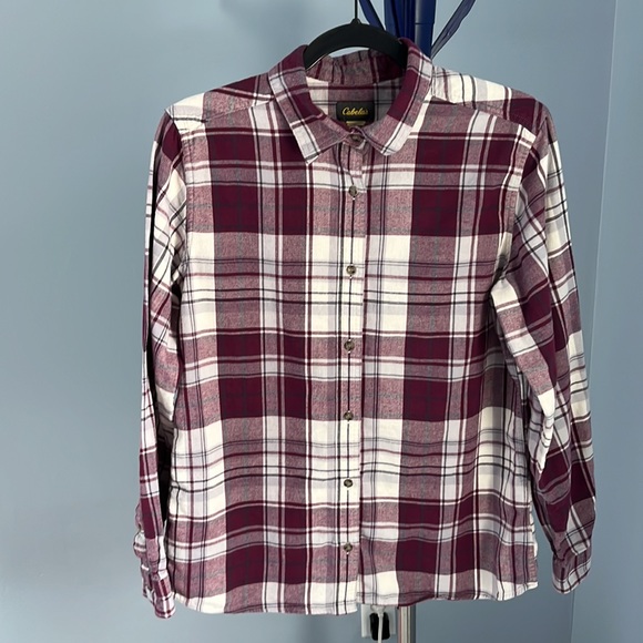 Cabela’s 100% Cotton Flannel Shirt - Picture 1 of 10